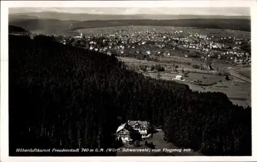 Ak Freudenstadt im Schwarzwald, Fliegeraufnahme