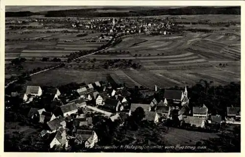 Ak Durrweiler Pfalzgrafenweiler in Württemberg, Fliegeraufnahme