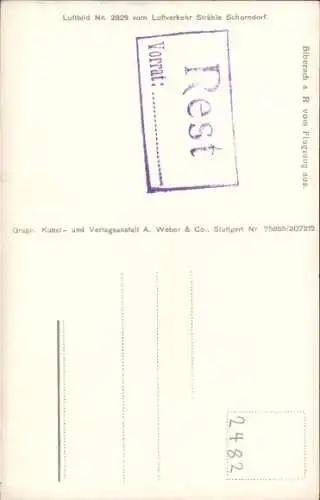 Ak Biberach an der Riß in Oberschwaben, Fliegeraufnahme