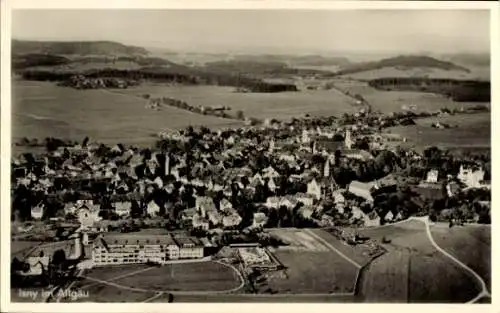 Ak Isny im Allgäu, Fliegeraufnahme