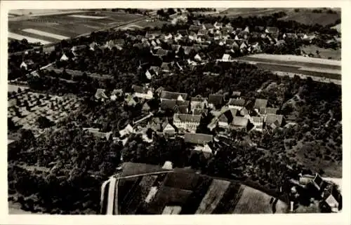 Ak Kleinaltdorf Gaildorf am Kocher, Fliegeraufnahme