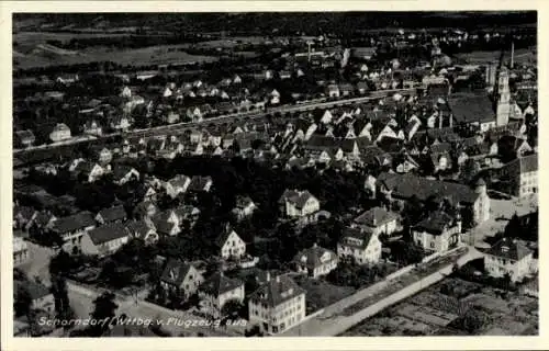 Ak Schorndorf in Württemberg, Fliegeraufnahme