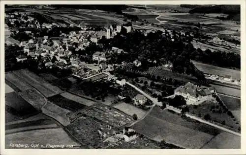 Ak Parsberg in der Oberpfalz, Fliegeraufnahme