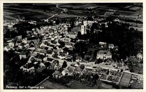 Ak Parsberg in der Oberpfalz, Fliegeraufnahme