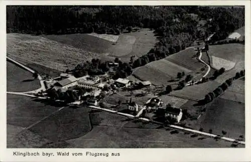 Ak Klinglbach St. Englmar in Niederbayern, Fliegeraufnahme