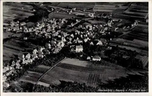 Ak Henfenfeld in Mittelfranken, Fliegeraufnahme