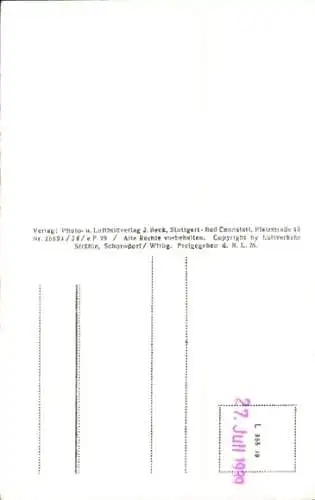 Ak Ebermannstadt in Oberfranken, Fliegeraufnahme