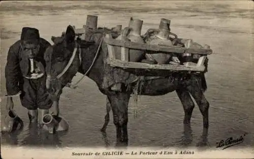 Ak Cilicie Türkei, Wasserschöpfer, Esel