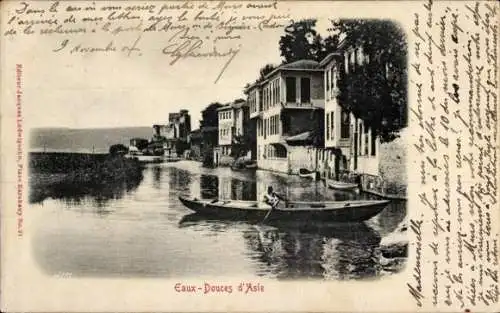 CPA Constantinople Istanbul Turquie, Eaux-Douces d'Asie