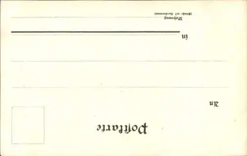 Künstler Ak Portrait einer Frau