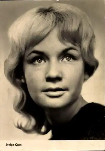 Ak Schauspielerin Evelyn Cron, DEFA Film Die schöne Lurette, Portrait