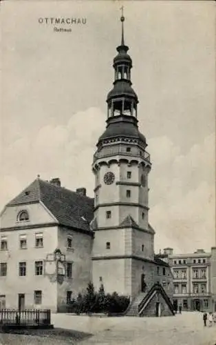 Ak Otmuchów Ottmachau Schlesien, Rathaus