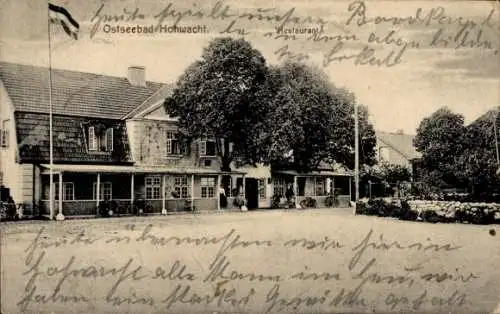 Ak Hohwacht an der Ostsee, Restaurant