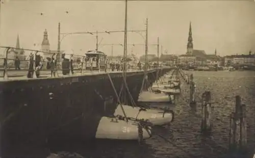 Foto Koblenz am Rhein, Pontonbrücke