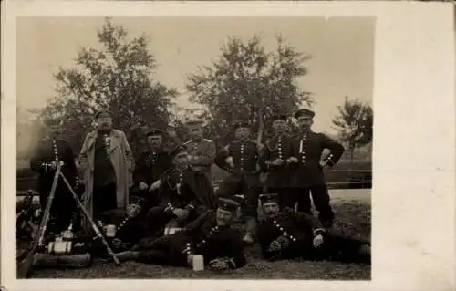 Foto Ak Ludwigsburg in Württemberg, Deutsche Soldaten in Uniform, Gruppenbild