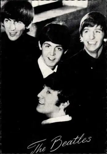 Ak Musikgruppe The Beatles, John, Paul, George, Ringo