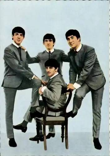Ak Musikgruppe The Beatles, Portrait, John Lennon, Paul McCartney, Ringo Starr, George Harrison