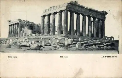 Ak Athen Griechenland, Parthenon