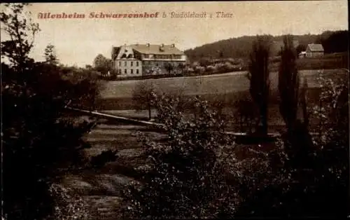 Ak Rudolstadt in Thüringen, Allenheim Schwarzenshof