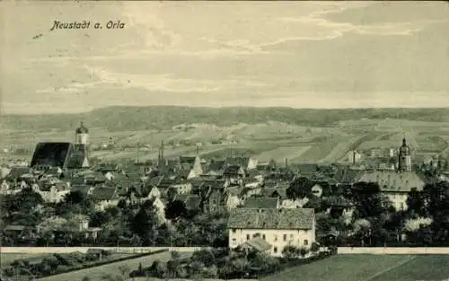 Ak Neustadt an der Orla, Stadtansicht