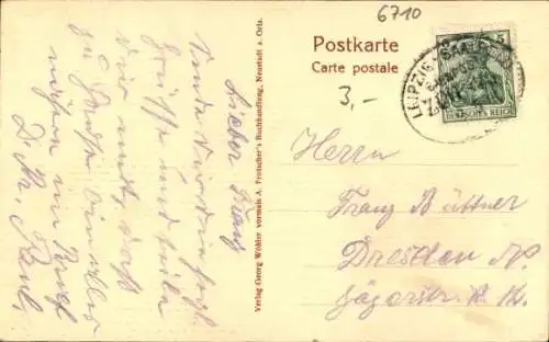 Ak Neustadt an der Orla, Stadtansicht