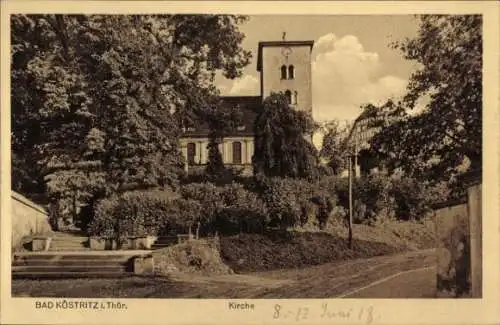 Ak Bad Köstritz in Thüringen, Kirche