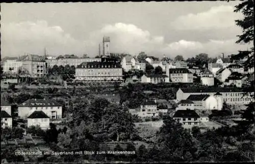 Ak Lüdenscheid im Märkischen Kreis, Teilansicht, Krankenhaus