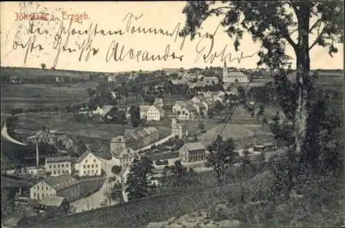 Ak Jöhstadt im Erzgebirge Sachsen, Erzgebirge, Panorama