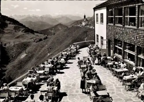 Ak Rottach Egern am Tegernsee Oberbayern, Wallberg, Wallbergbahn, Karwendelgebirge