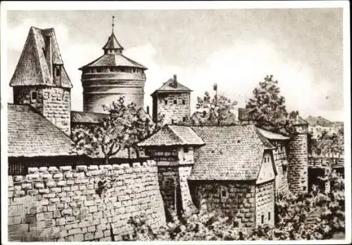 Ak Nürnberg in Mittelfranken, Frauentor