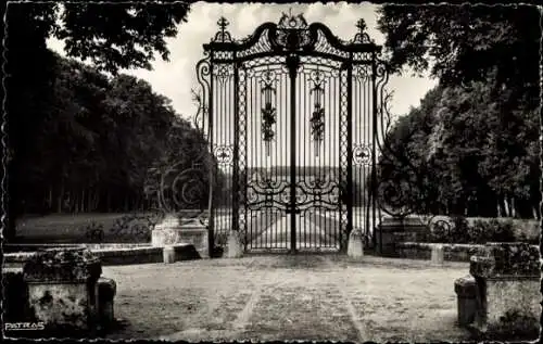 Ak Rosny sur Seine Yvelines, Grille d'honneur du Chateau