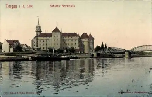 Ak Torgau an der Elbe, Schloss Hartenfels