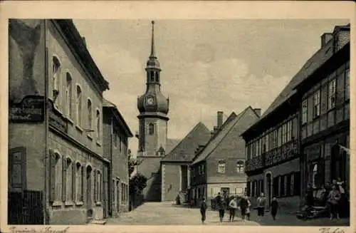 Ak Zwönitz im Erzgebirge Sachsen, Kirche