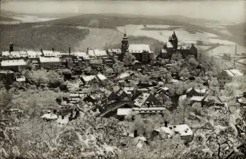 Ak Schwarzenberg im Erzgebirge Sachsen, Gesamtansicht