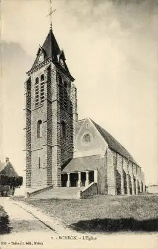 Ak Bombon Seine et Marne, Kirche