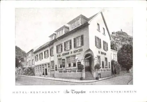 Ak Königswinter am Rhein, Hotel Restaurant Im Treppchen