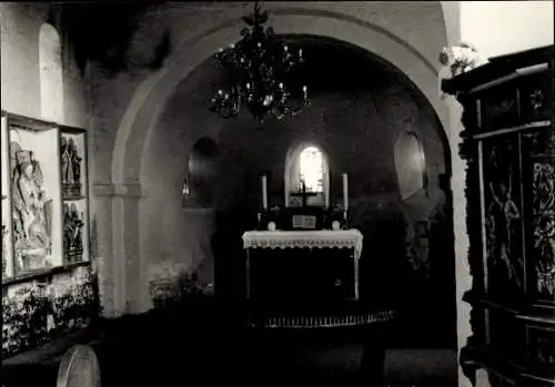 Foto Ak Morsum Sylt in Nordfriesland, Kirche, Altar