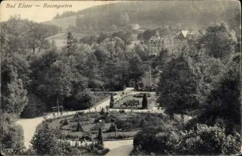 Ak Bad Elster im Vogtland, Rosengarten