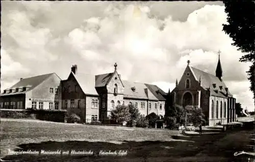 Ak Heimbach in der Eifel, Abtei Mariawald, Trappistenkloster Maria Wald, Klosterkirche