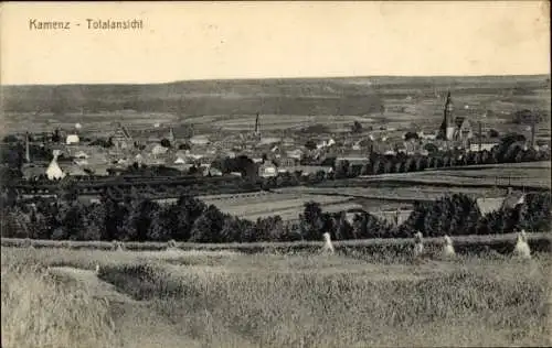 Ak Kamenz in Sachsen, Stadtansicht