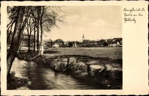 Ak Königsbrück in der Oberlausitz, an der Pulsnitz