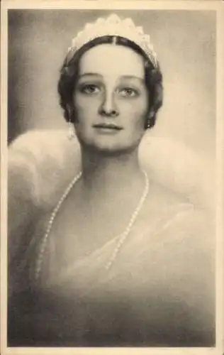 Ak Königin Astrid von Belgien, Portrait