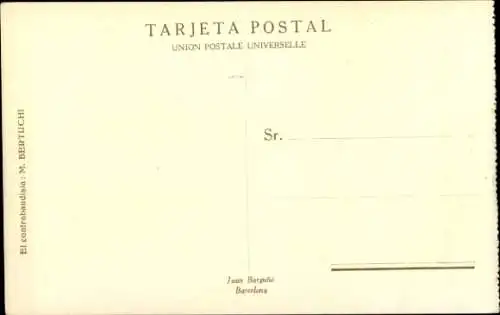 Künstler Ak Bertuchi, M., El contrabandista, Reiter in spanischer Volkstracht