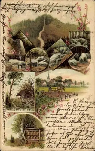 Künstler Litho Cohrs, Bad Fallingbostel im Heidekreis, Falkenberg, 7 Steinhäuser, Lüneburger Heide