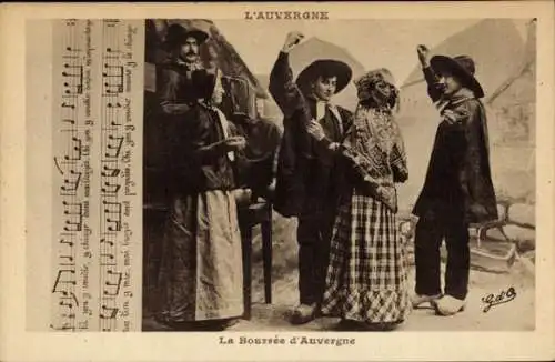 Lied Ak L'Auvergne, La Bourrée d'Auvergne