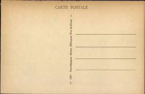 Lied Ak L'Auvergne, La Bourrée d'Auvergne