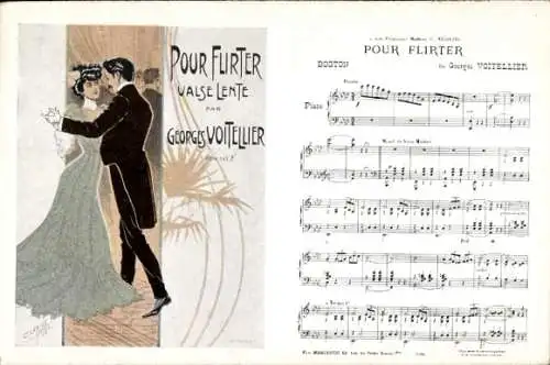 Lied Ak Pour Flirter, Langsamer Walzer von Georges Voitellier