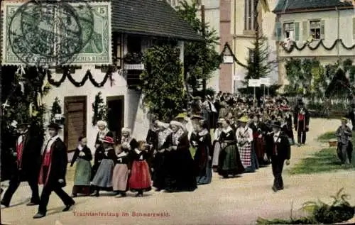 Ak Trachtenfestzug im Schwarzwald