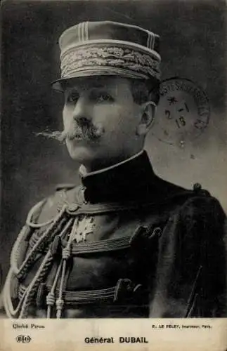 Ak Général Dubail, Portrait