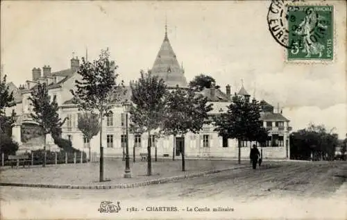 Ak Chartres Eure et Loir, Le Cercle militaire